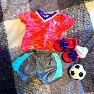 18in doll soccer outfit